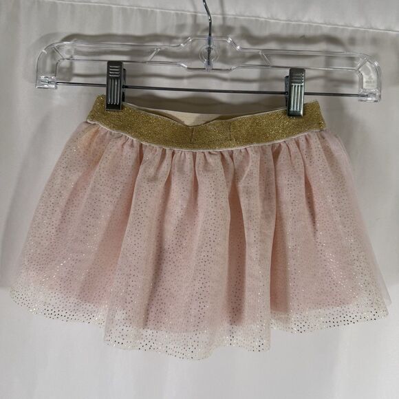 Kate Spade Skirt Baby Size 24m Pink Gold Polka Dot Elastic Waist Pull On - Picture 7 of 8
